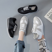 Női alkalmi tornacipő fehér és fekete színben