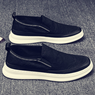 Ανδρικά μοκασίνια κατασκευασμένα από έκο δέρμα με επίπεδη σόλα