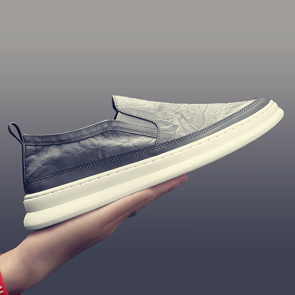 Ανδρικά μοκασίνια κατασκευασμένα από έκο δέρμα με επίπεδη σόλα