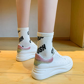 Μοντέρνα γυναικεία αθλητικά παπούτσια κατασκευασμένα από έκο δέρμα με κορδόνια