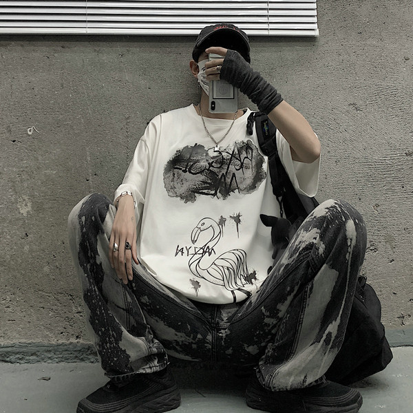 Nyári férfi póló 3/4-es ujjal