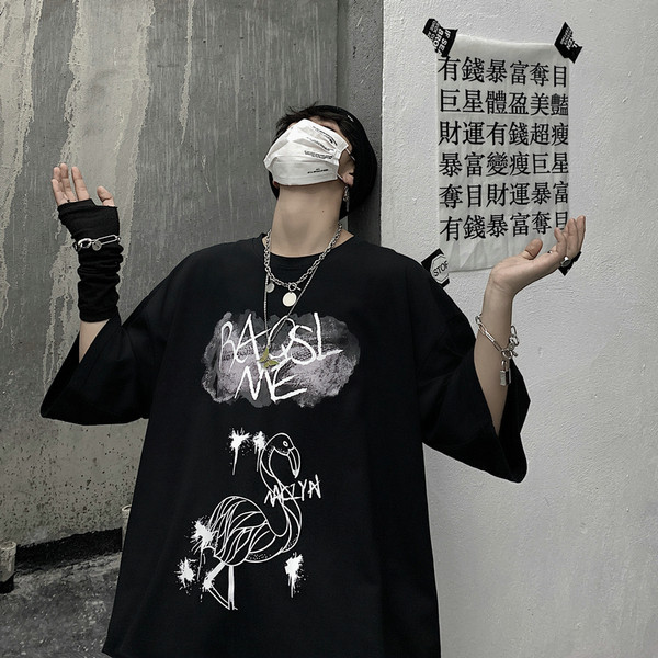 Nyári férfi póló 3/4-es ujjal