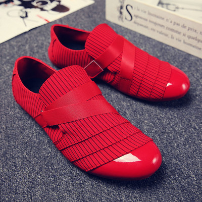 Ανδρικά μοκασίνια με λουράκια βελκρό