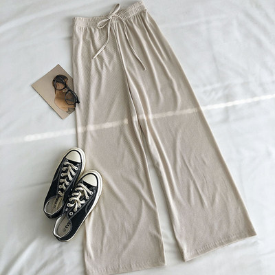 Alkalmi női nadrág rugalmas - széles modellel