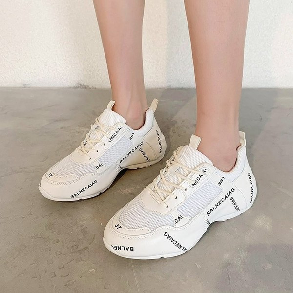 Γυναικεία casual αθλητικά παπούτσια με επιγραφές