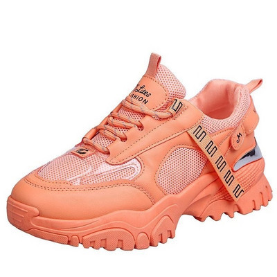 Öko bőrből készült modern női tornacipő