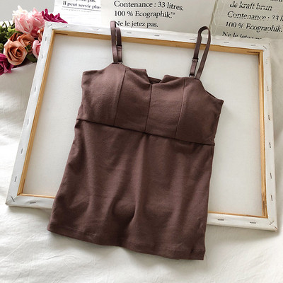 Μοντέρνο γυναικείο φανελάκι κλασικό μοντέλο με λεπτές τιράντες