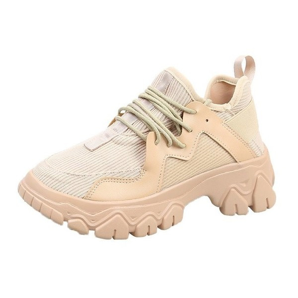 Γυναικεία μοντέρνα αθλητικά παπούτσια με τραχιά σόλα