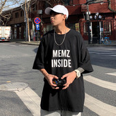 Lai suvine kirjadega T-särk