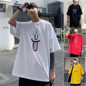 Ανδρικό καλοκαιρινό μπλουζάκι με μανίκια 3/4 και τύπωμα