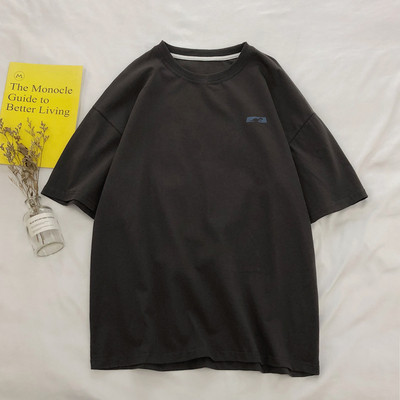 Lai 3/4 varrukate ja kirjadega suvine T-särk