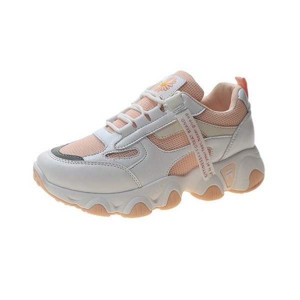 Γυναικεία μοντέρνα αθλητικά παπούτσια με χρωματιστά κεντήματα