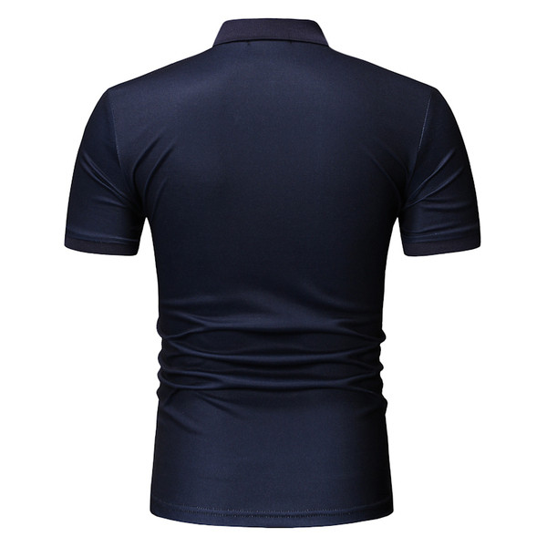 Moodne klassikalise krae ja lühikeste varrukatega meeste pluus