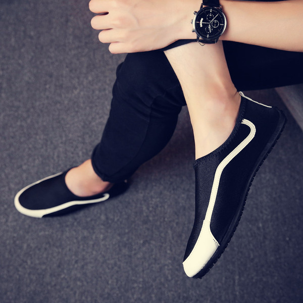 Lameda tallaga lõuendist meeste mokassiinid