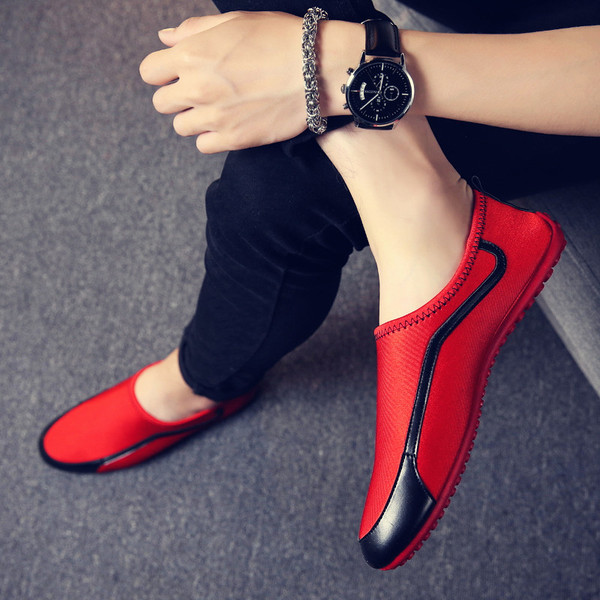 Lameda tallaga lõuendist meeste mokassiinid