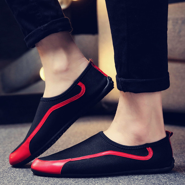 Lameda tallaga lõuendist meeste mokassiinid