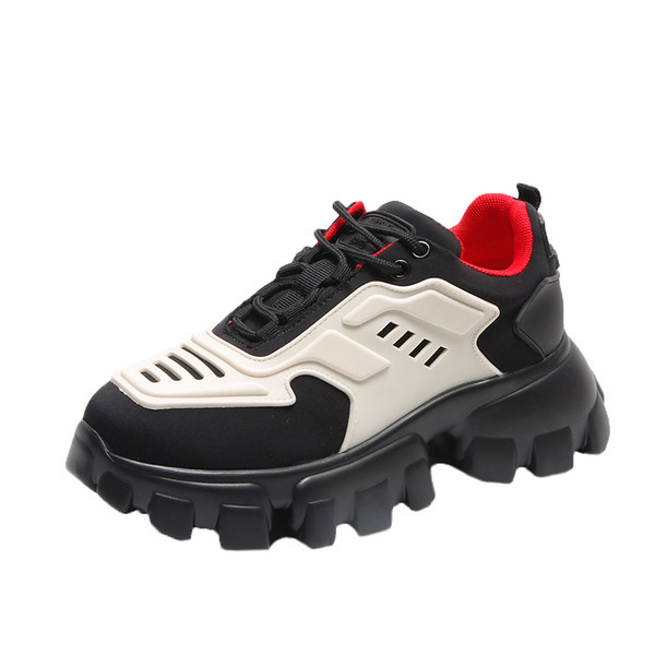 Νέο μοντέλο γυναικεία αθλητικά παπούτσια με τραχιά σόλα - τρία χρώματα