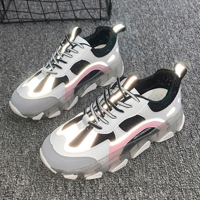 Casual αθλητικά παπούτσια με τραχιά σόλα