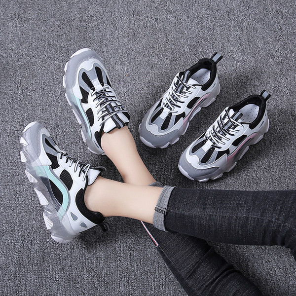 Casual αθλητικά παπούτσια με τραχιά σόλα