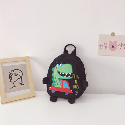 Υφασμάτινο παιδικό σακίδιο με απλικέ δεινοσαύρων