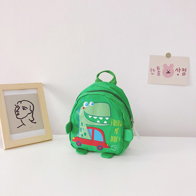 Υφασμάτινο παιδικό σακίδιο με απλικέ δεινοσαύρων