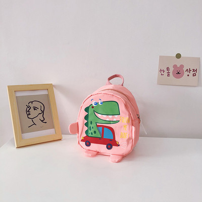 Υφασμάτινο παιδικό σακίδιο με απλικέ δεινοσαύρων