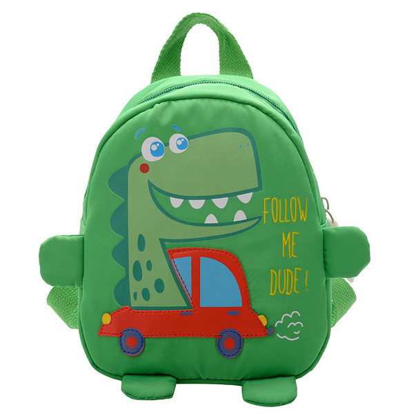 Υφασμάτινο παιδικό σακίδιο με απλικέ δεινοσαύρων