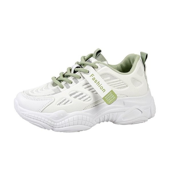 Ženske bijele tenisice s grubim đonom