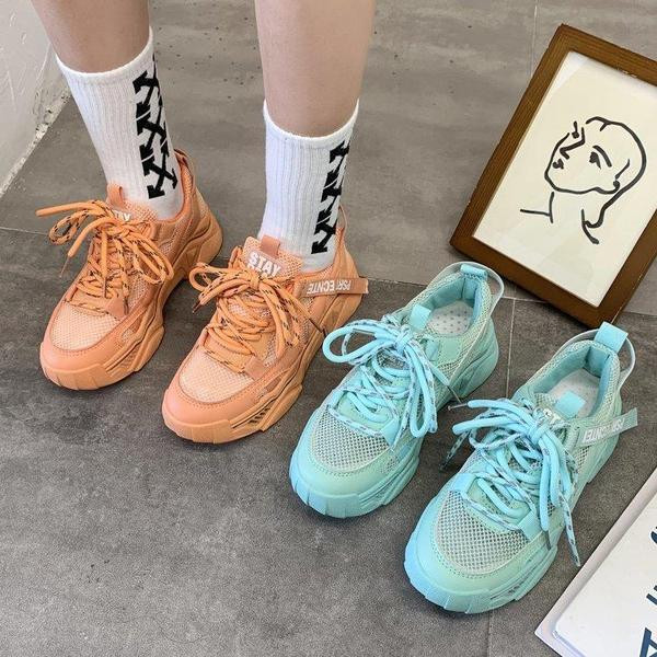 Φθινοπωρινά γυναικεία αθλητικά παπούτσια με πλέγμα