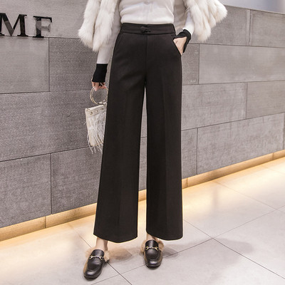 Γυναικείο μοντέρνο παντελόνι με τσέπη και στάνταρ μέση