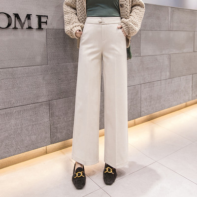 Γυναικείο μοντέρνο παντελόνι με τσέπη και στάνταρ μέση