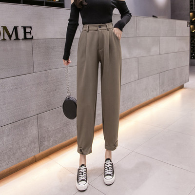 Alkalmi női nadrág - magas derék