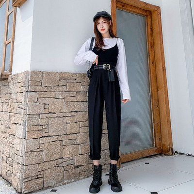 Új modell női nadrág övvel és zsebekkel