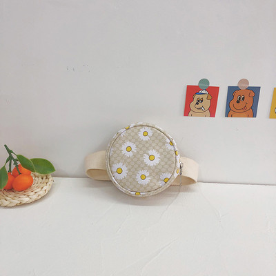 Μοντέρνα παιδική τσάντα μέσης με λουλούδια μοτίβα