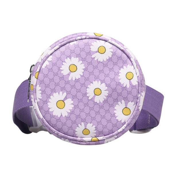 Μοντέρνα παιδική τσάντα μέσης με λουλούδια μοτίβα