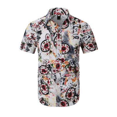 Μοντέρνο ανδρικό πουκάμισο μοντέλο με μοτίβο