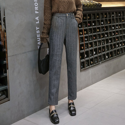 Magas derékú női nadrág új modellje - hossza 9/10