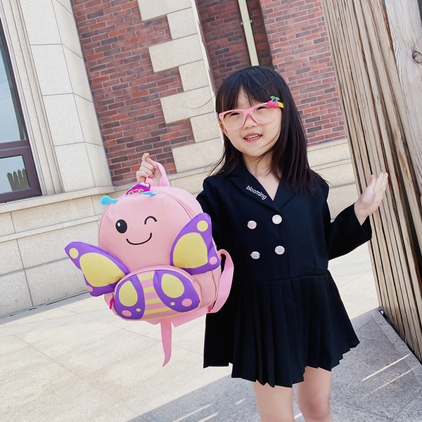 Színes gyerek hátizsák lányoknak 3D elemekkel