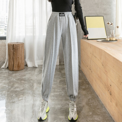 Elasztikus derékú női nadrág - széles modell több színben