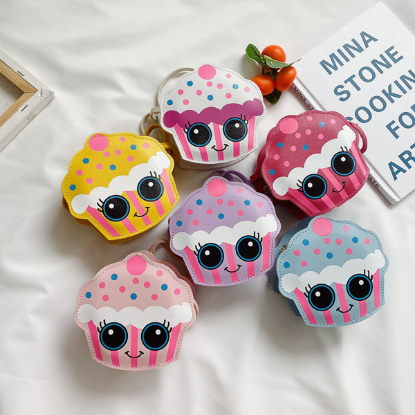 Eko bőrből készült színes, hosszú füllel ellátott gyerektáska lányoknak