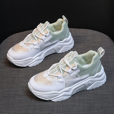 Γυναικεία casual έκο δερμάτινα αθλητικά παπούτσια