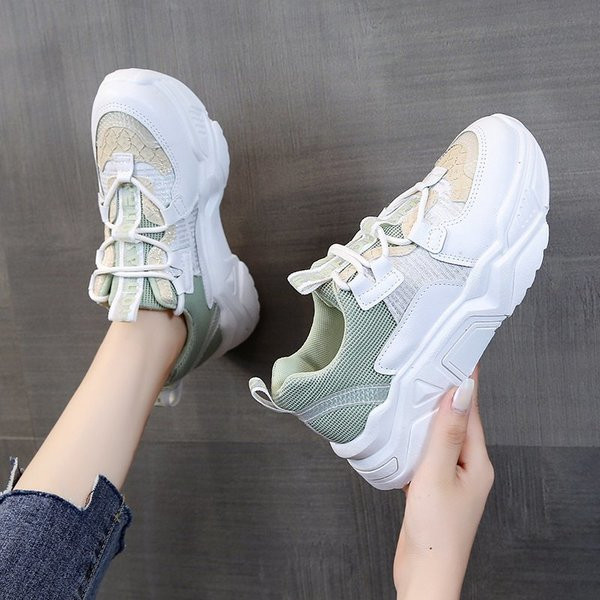 Γυναικεία casual έκο δερμάτινα αθλητικά παπούτσια