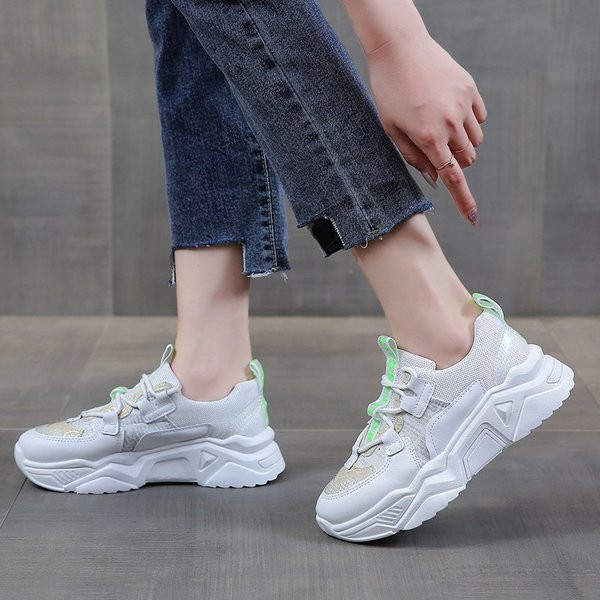 Γυναικεία casual έκο δερμάτινα αθλητικά παπούτσια