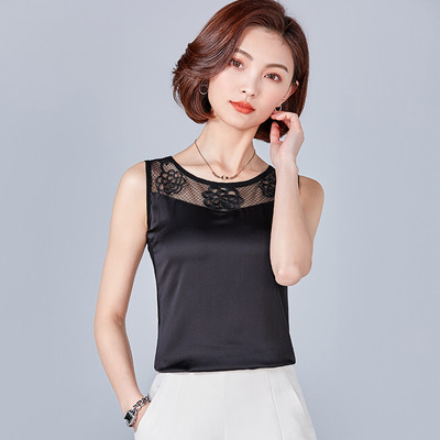 Νέο μοντέλο γυναικείο μπλουζάκι με οβάλ λαιμόκοψη και δαντέλα