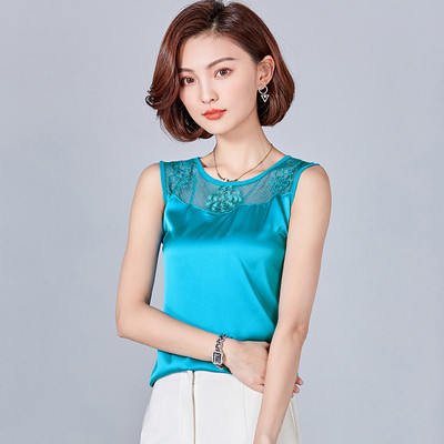 Νέο μοντέλο γυναικείο μπλουζάκι με οβάλ λαιμόκοψη και δαντέλα