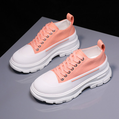 Alkalmi női tornacipő textilből, durva talppal