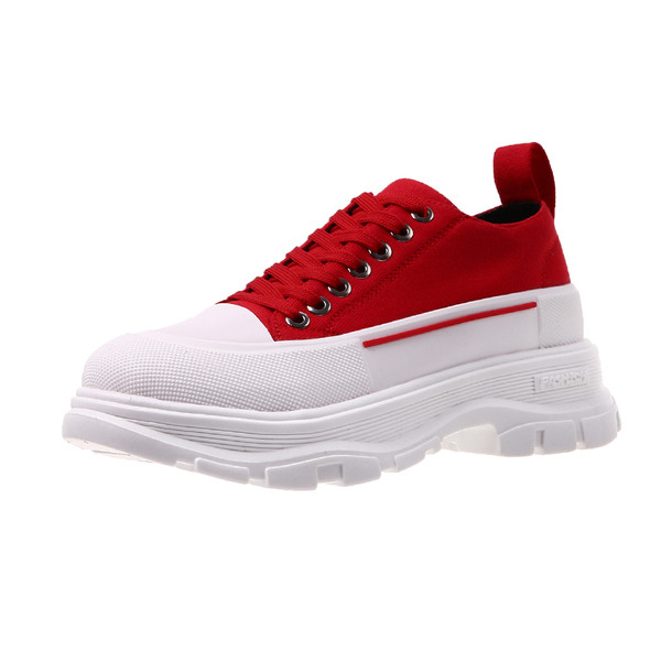 Alkalmi női tornacipő textilből, durva talppal