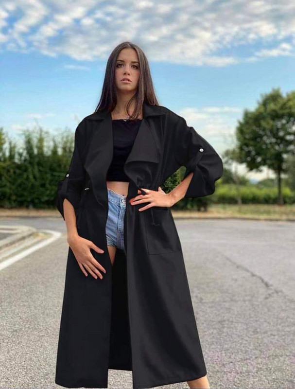 Дамско велурено палто