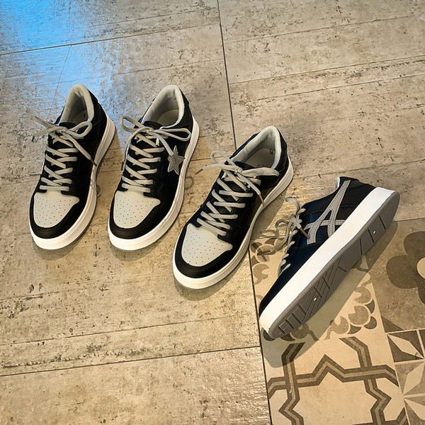 Γυναικεία casual αθλητικά παπούτσια με επίπεδη σόλα - δύο μοντέλα