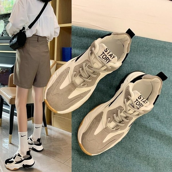 Női őszi tornacipő eco velúr elemmel